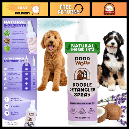 Dog detangler spray - detangler,