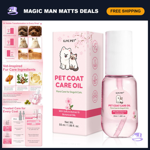 Pet coat care oil - care,